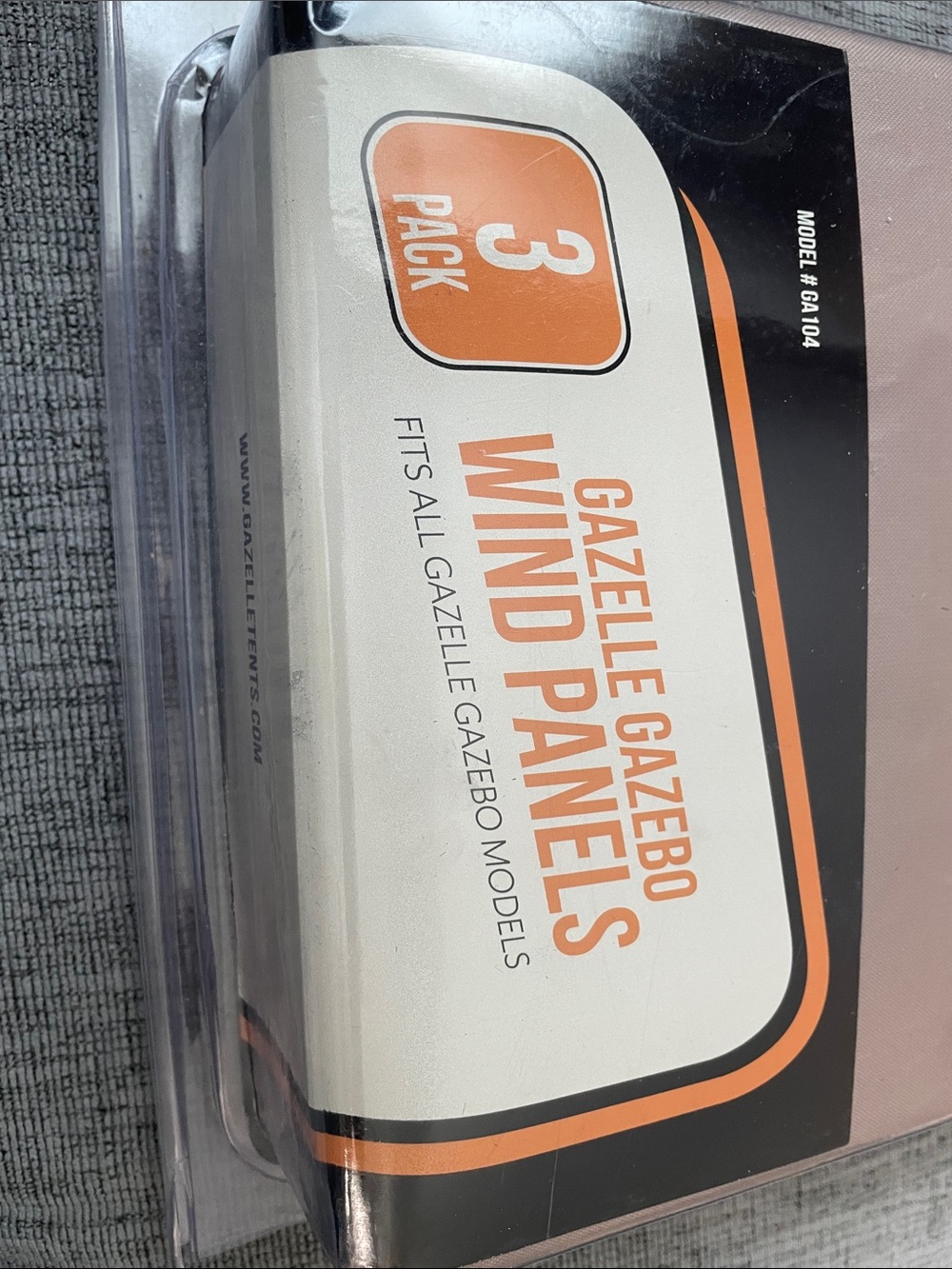 Gazelle Gazebo Wind Panels - 3 Pack in light Brown - Picture 2 of 4